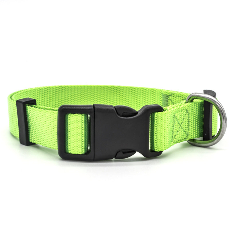 Adjustable Nylon Pet Collar – Soft, Durable & Stylish for Cats & Dogs