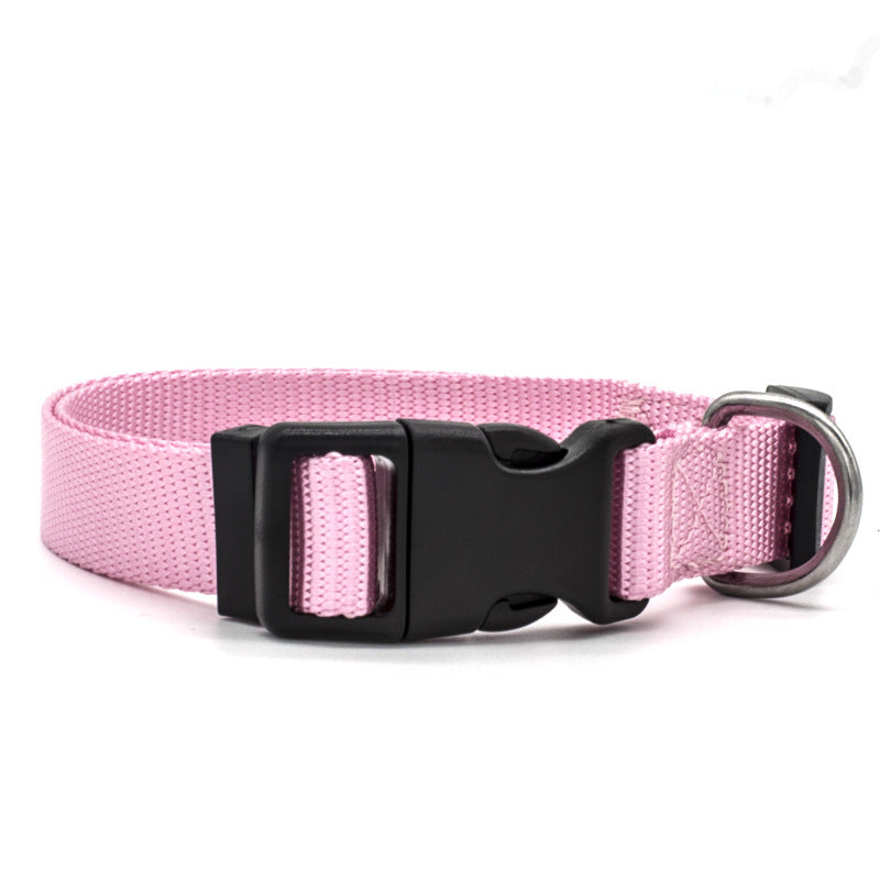 Adjustable Nylon Pet Collar – Soft, Durable & Stylish for Cats & Dogs