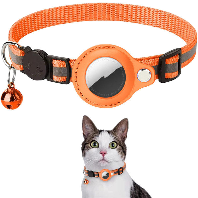 Reflective Collar Waterproof Holder Case For Cat Dog Kitten Puppy Nylon Collar
