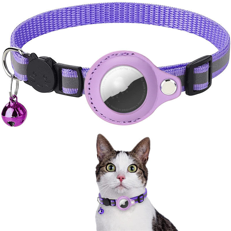 Reflective Collar Waterproof Holder Case For Cat Dog Kitten Puppy Nylon Collar