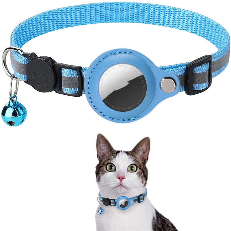 Reflective Collar Waterproof Holder Case For Cat Dog Kitten Puppy Nylon Collar