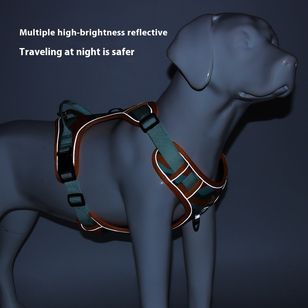Reflective No-Pull Dog Harness – Adjustable & Escape-Proof